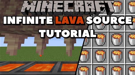 Infinite lava source in minecraft. In this tutorial, I show you how to use dripstone to make a renewable and infinite lava source. It's very easy to make, but does use a lot of iron. This tutorial was created in Minecr... 