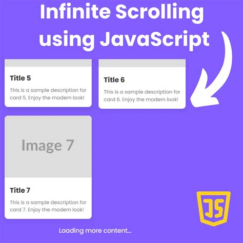 Infinite scrolling.  Learn how to create an infinite-content page with Sc...