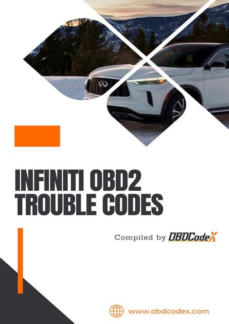 Infiniti OBD-II Trouble Codes