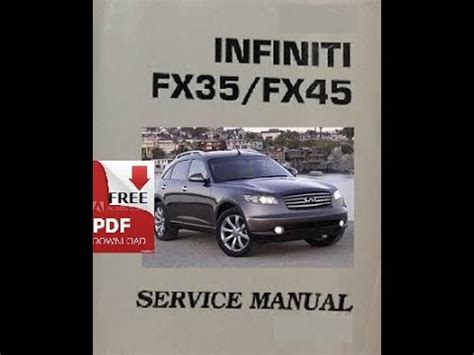 Infiniti fx35 fx45 complete workshop repair manual 2006. - Dramaturgische probleme im sturm und drang.