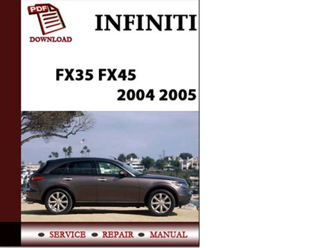 Infiniti fx35 fx45 full service repair manual 2004. - Cambio manuale a 12 marce per camion.