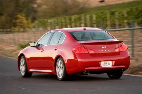 2004 Infiniti G35. For the 2004 model year, the 6-speed manual transmission was introduced for the sedan model, after previously using a 5-speed box. ... You can learn more about the G37 in our G35 Vs G37 guide. Infiniti G35x. In 2004, a new model was introduced. Despite typically using the rear-wheel-drive layout, the G35x Sedan was handed an ...