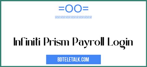 Infiniti prism payroll login password. Things To Know About Infiniti prism payroll login password. 