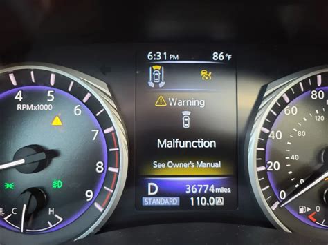 Infiniti q50 forward collision warning malfunction.  Paul Hope I can help sorry...