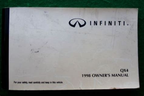 Infiniti qx4 service repair manual 1998. - Assisted living administrators exam study guide.