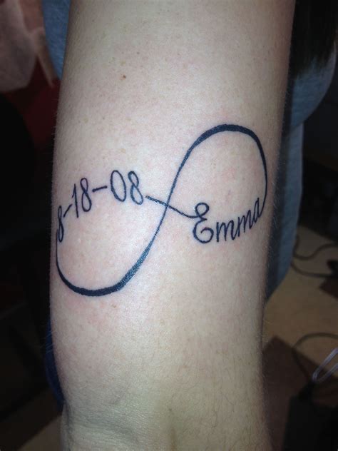 Jul 24, 2017 - Explore Tracey Maloney's board "infinity tattoo with kids names" on Pinterest. See more ideas about tattoos, cool tattoos, tattoos with kids names.. Infinity tattoo with names