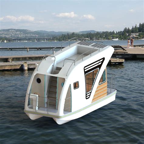 Inflatable house boat. Ultra-Stable For Any Activity. Takacat provides a smooth and ultra-stable experience on the water. The inflatable catamaran design and tapered bow allows it to ride over the water, keeping the boat steady even in rougher seas. The high-pressure air deck floor inflates to 10 psi to make an extremely rigid and spacious platform for passengers. 