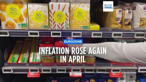 Inflation in European countries using the euro currency inches higher to 7% in April as squeeze on households extends