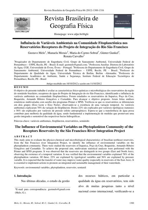 Influência das variáveis ambientais na comunidade fitoplanctônica estuarina. - The innovation handbook by adam jolly.