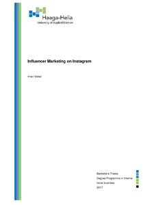 Influencer Marketing on Instagram - Theseus