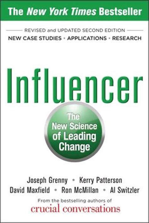 Full Download Influencer The New Science Of Leading Change By Kerry Patterson