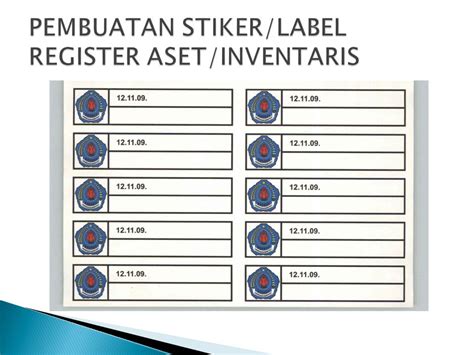 Info Contoh Stiker Inventaris Barang