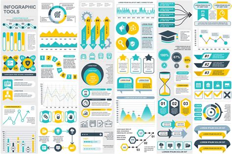 Infographic elements data visualization vector design template 338233