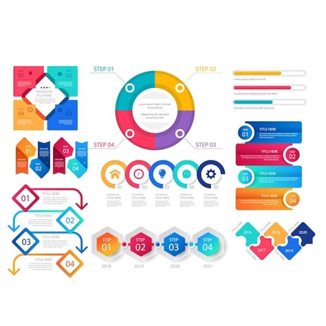 Infographic elements data visualization vector design template 338509