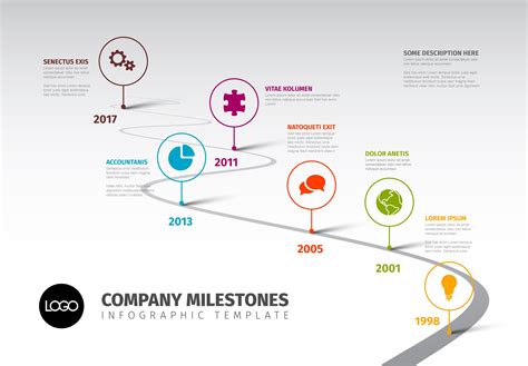 Infographic timeline template Creative Other Presentation Software