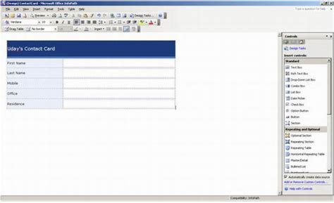 Infopath Form Services Creating Publishing A Form Using Form Services In Moss 2007 Codeproject