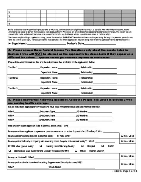Information Sheet for Application for Assistance Free Download