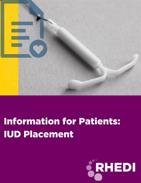Information for Patients after IUD placement RHEDI