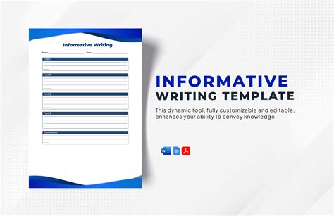 Informative Writing Template in Word PDF Google Docs Download