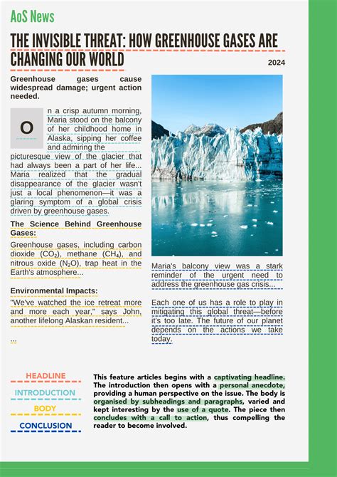 Informative feature articles examples
