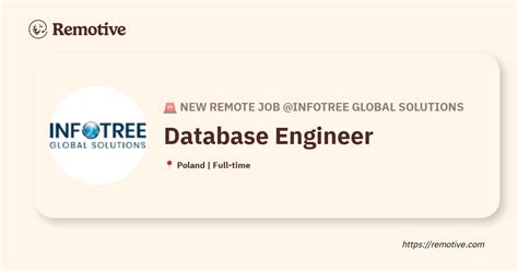 Infotree Global Solutions hiring Staff Distribution Engineer