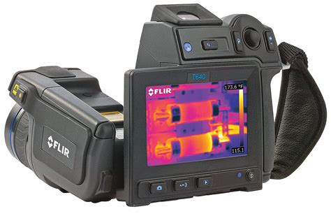 An infrared camera detects the thermal energy or heat emitted by the s