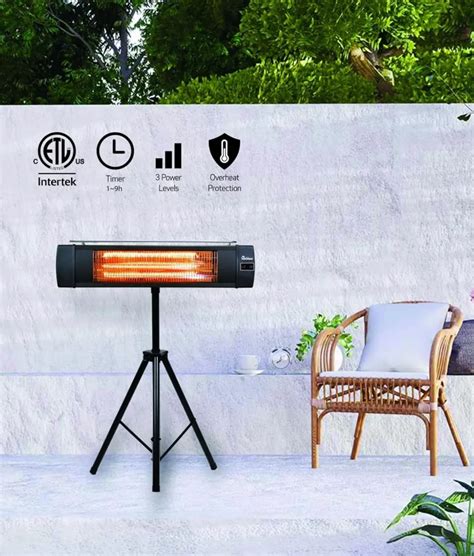 Infrared patio heater.  You can do it yourself or appoint a competent p...