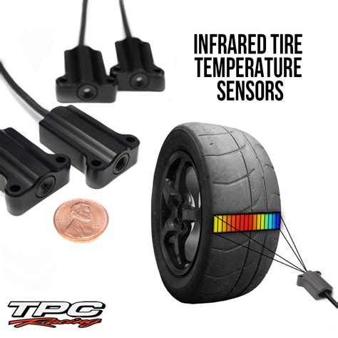 Infrared racing. The Izze-Racing infrared tire temperature sensor is specifically designed to measure the highly transient surface temperature of a tire with spatial fidelity, providing invaluable information for chassis tuning, tire exploitation, and driver development.. The sensor is capable of measuring temperature at 16, 8, or 4 equally-spaced pixels, at a sampling … 