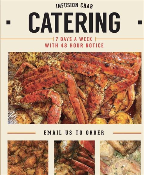 Infusion crab atl menu. Get delivery or takeaway from Infusion Crab ATL at 2044 Lower Roswell Road in Marietta. Order online and track your order live. No delivery fee on your first order! 