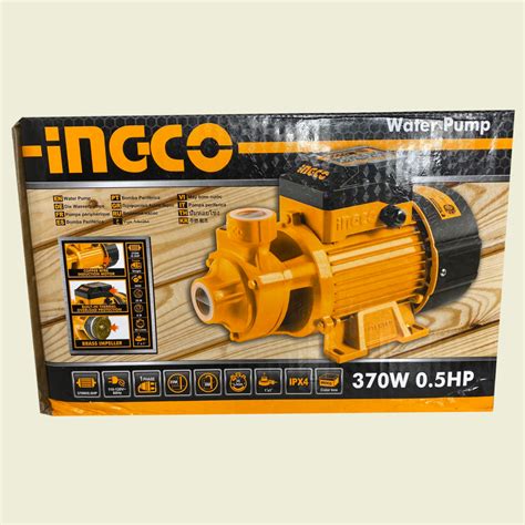 Ingco water pump review.  Features a durable copper motor, brass impeller...