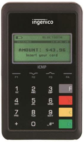 Ingenico icm122 alert irruption.  Device encryption keys are cleared from the devic...