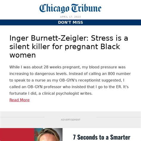 Inger Burnett-Zeigler: Stress is a silent killer for pregnant Black women