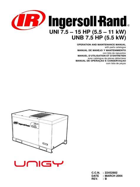 Ingersoll rand 250 air compressor manual.  View and Download Ingersoll-Rand ...