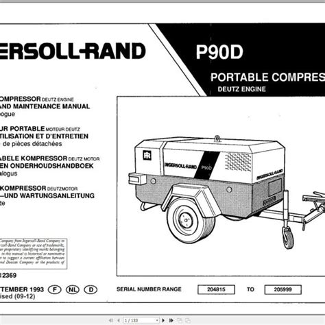 Ingersoll rand air compressor p100 parts manual. - Manuale del motore del tosaerba kawasaki.
