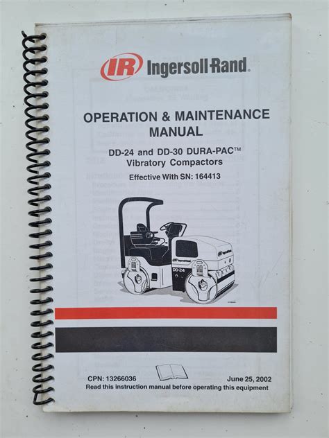 Ingersoll rand dd 24 parts manual. - Mann industriegas motor e2842 service reparatur werkstatthandbuch.