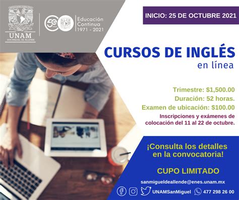 Inglés I e Inglés III Cursos en Línea - UNAM