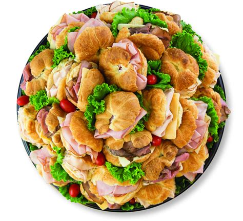 Deli party trays. order today, pick up tomorrow. Coupon. $29.98 each($29.98 / each) H-E-B Deli Large Party Tray - Rotisserie Chicken Salad Croissant Sandwiches. Add to cart. Coupon. $34.30 each($34.30 / each) H-E-B Large Fresh Fruit Party Tray - Strawberry Cheesecake Dip.