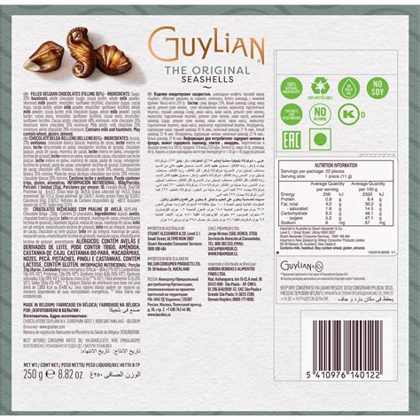 Ingredients Guylian.
