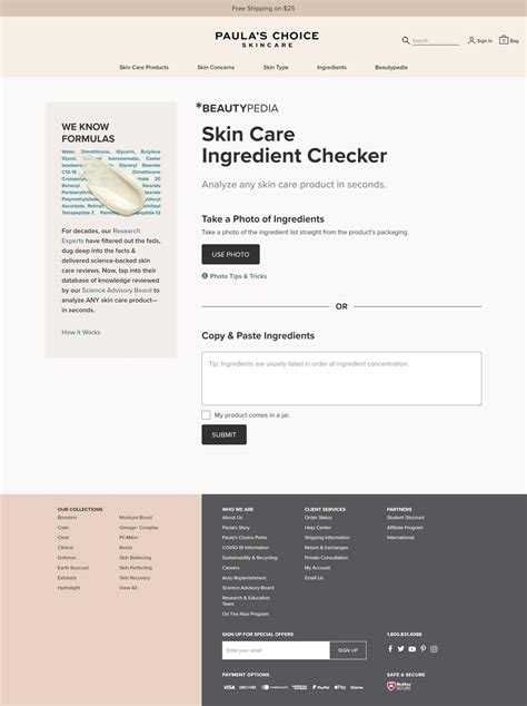 Paula’s Choice launched its Beautypedia Skin Care Ingredient Checker Thursday that rates and analyzes skin care ingredients in any given product. The online tool ranks the ingredients from a ....