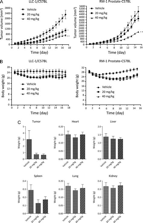 Inhibition of tumour growth in vivo by MCC1019. (A) LLC-1 lung …