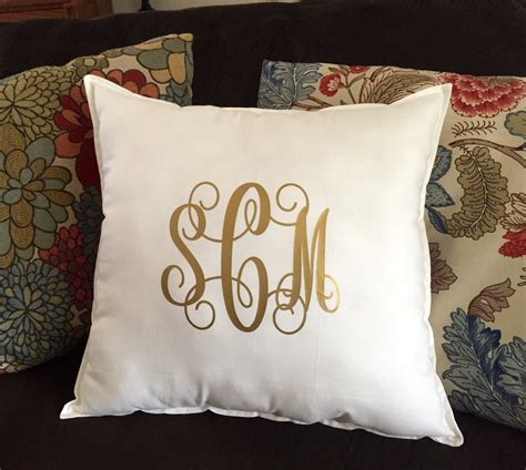 Initial Pillow - Etsy