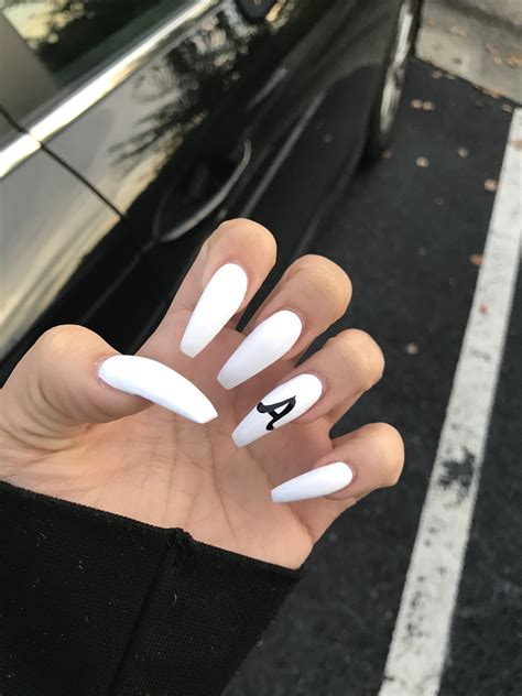 Light blue French tip nails are an elega