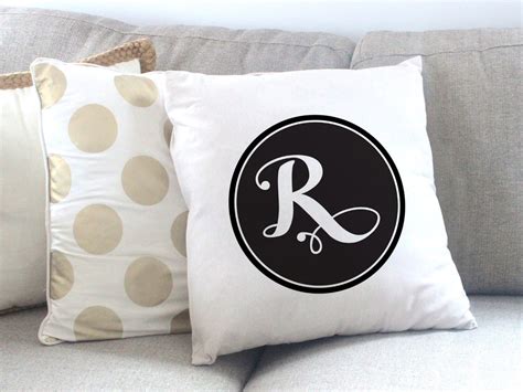 Initials Throw & Outdoor Cushions Zazzle