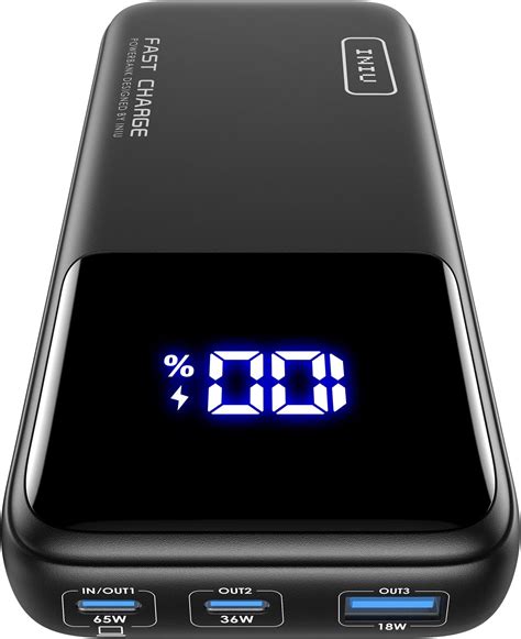 Iniu p50 10000mah power bank.  Best Fast Charging Power Bank Portable Ch...