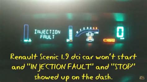 Injection fault renault scenic.  Learn about other types of injections and how...