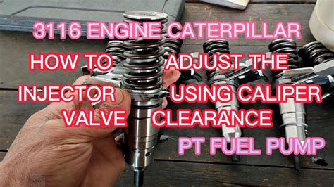 Injector adjustment on cat engine 3116. - Consolidacion de balances manual practico 2 edi.