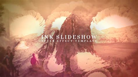 Ink Slideshow After Effects Template Free Download Parallax Slideshow