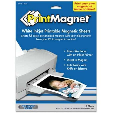 Inkjet Printable Magnetic Sheets - 8 1/2" x 11" - Hobby Lobby