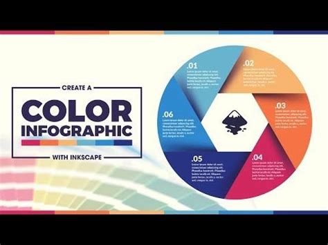 Inkscape Tutorial Colorful Infographic Template Youtube