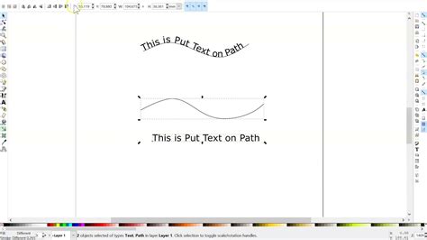 Inkscape text put on path not working.  Audio tracks for some languages were automati...